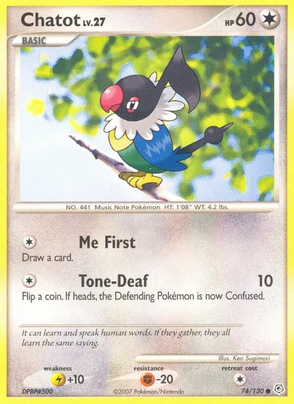 Chatot — Diamond & Pearl, Common