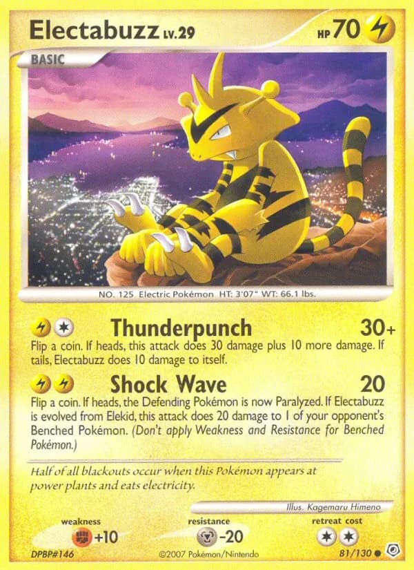 Electabuzz — Diamond & Pearl, Common