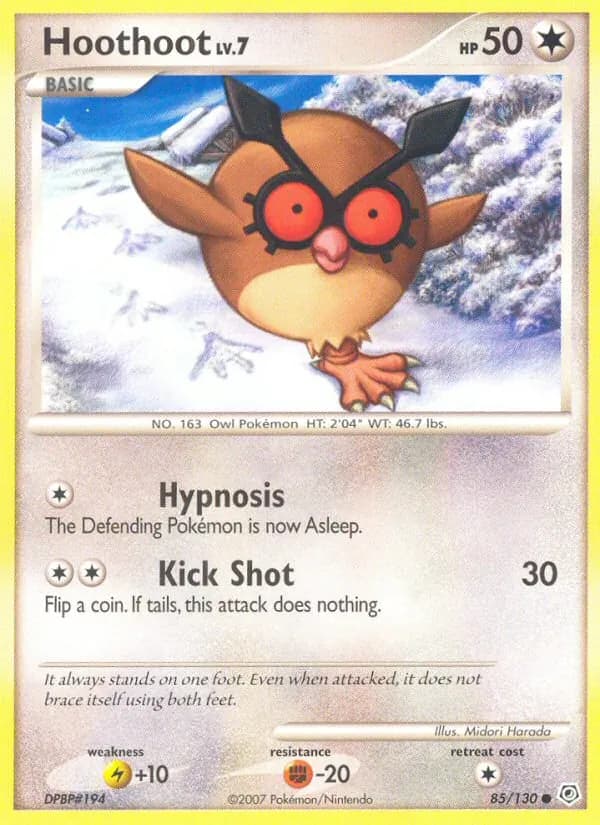 Hoothoot — Diamond & Pearl, Common