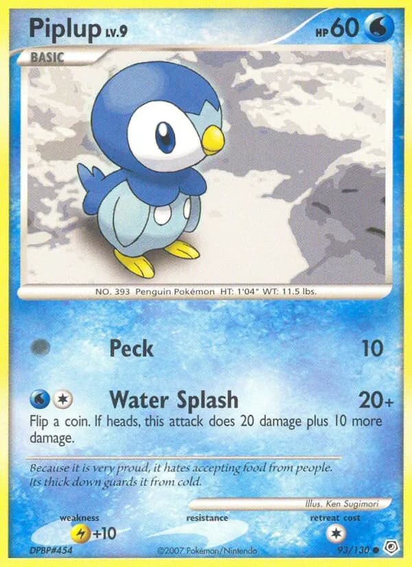 Piplup — Diamond & Pearl, Common