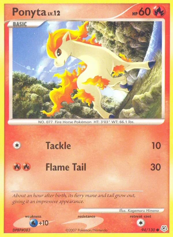 Ponyta — Diamond & Pearl, Common