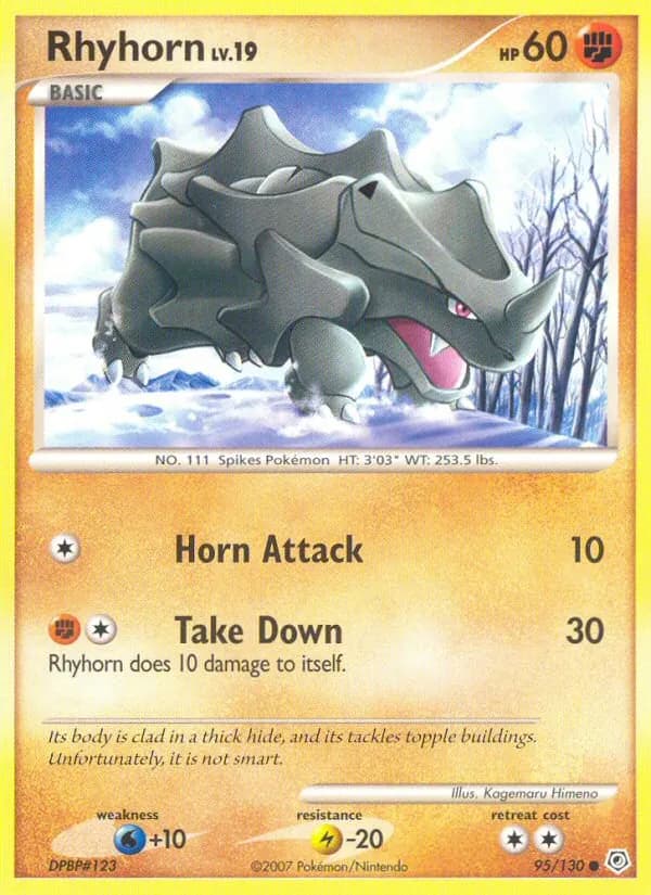 Rhyhorn — Diamond & Pearl, Common