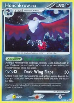 Honchkrow — Mysterious Treasures — Rare Holo