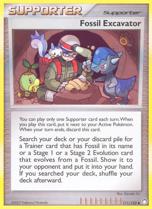 Fossil Excavator — Mysterious Treasures, Uncommon