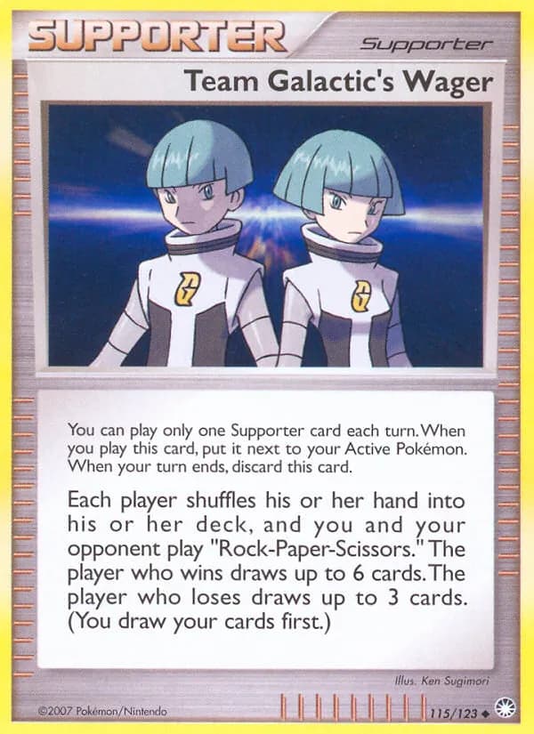 Team Galactic's Wager — Mysterious Treasures, Uncommon