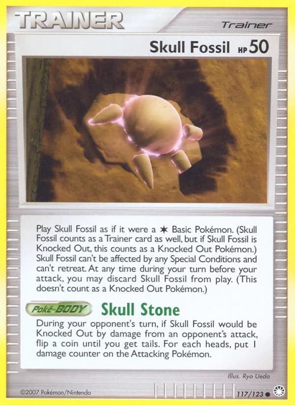 Skull Fossil — Mysterious Treasures, Common
