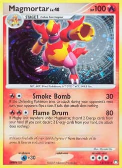 Magmortar — Mysterious Treasures — Rare Holo