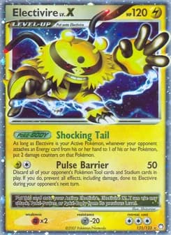 Electivire — Mysterious Treasures — Rare Holo LV.X