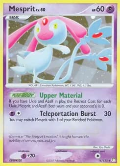 Mesprit — Mysterious Treasures — Rare Holo