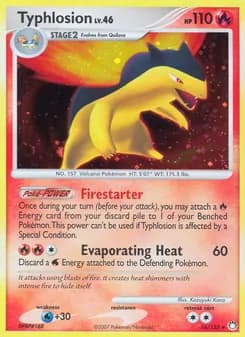 Typhlosion — Mysterious Treasures — Rare Holo