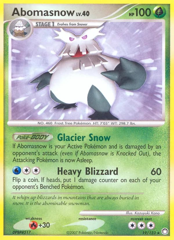 Abomasnow — Mysterious Treasures, Rare
