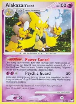 Alakazam — Mysterious Treasures — Rare Holo
