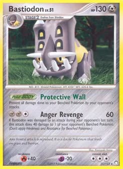 Bastiodon — Mysterious Treasures — Rare