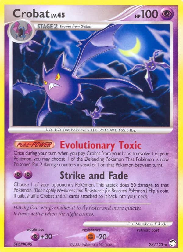 Crobat — Mysterious Treasures, Rare