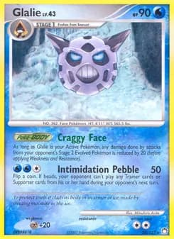 Glalie — Mysterious Treasures — Rare