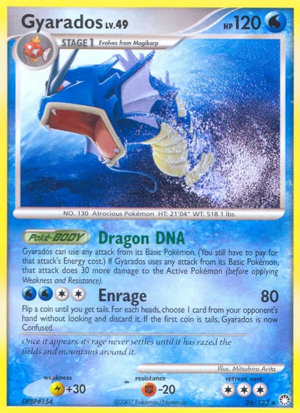 Gyarados — Mysterious Treasures, Rare