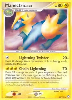 Manectric — Mysterious Treasures — Rare