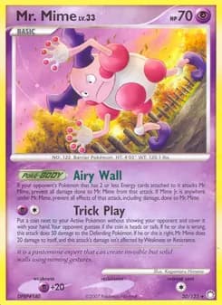 Mr. Mime — Mysterious Treasures — Rare