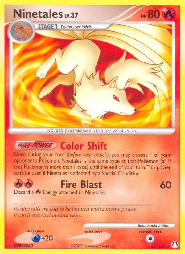 Ninetales — Mysterious Treasures, Rare