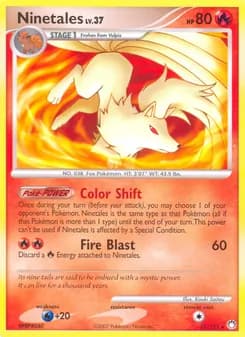Ninetales — Mysterious Treasures — Rare