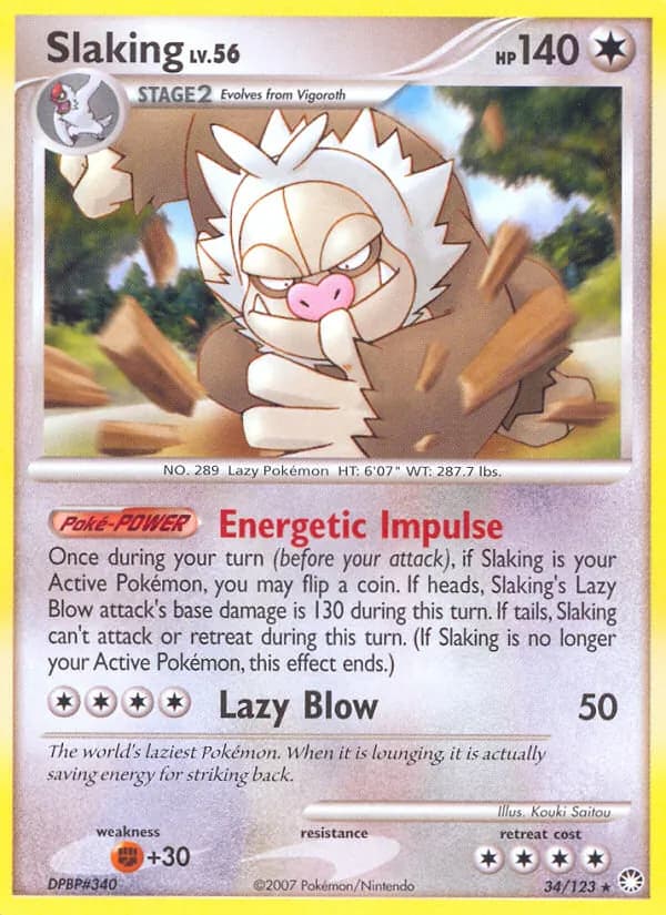 Slaking — Mysterious Treasures, Rare