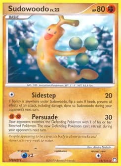 Sudowoodo — Mysterious Treasures — Rare