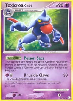 Toxicroak — Mysterious Treasures — Rare