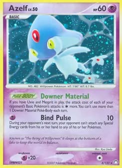 Azelf — Mysterious Treasures — Rare Holo