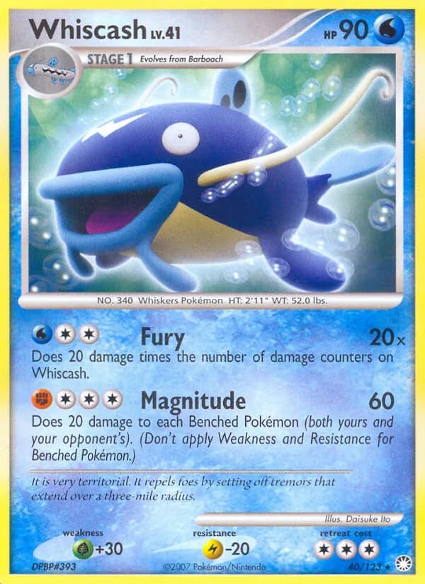 Whiscash — Mysterious Treasures, Rare