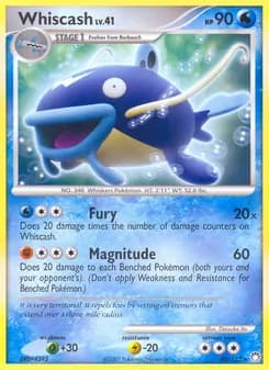 Whiscash — Mysterious Treasures — Rare