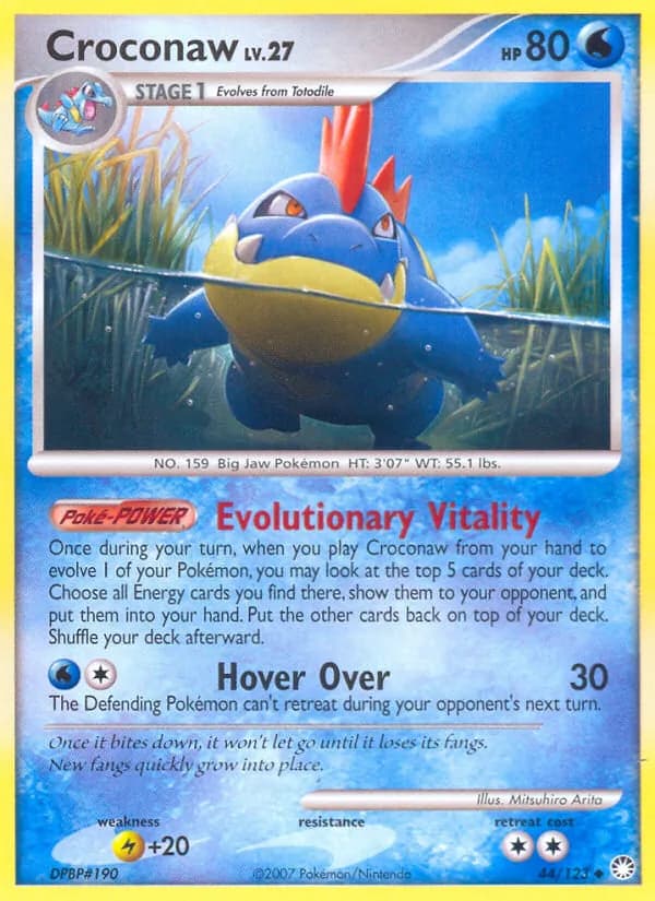 Croconaw — Mysterious Treasures, Uncommon