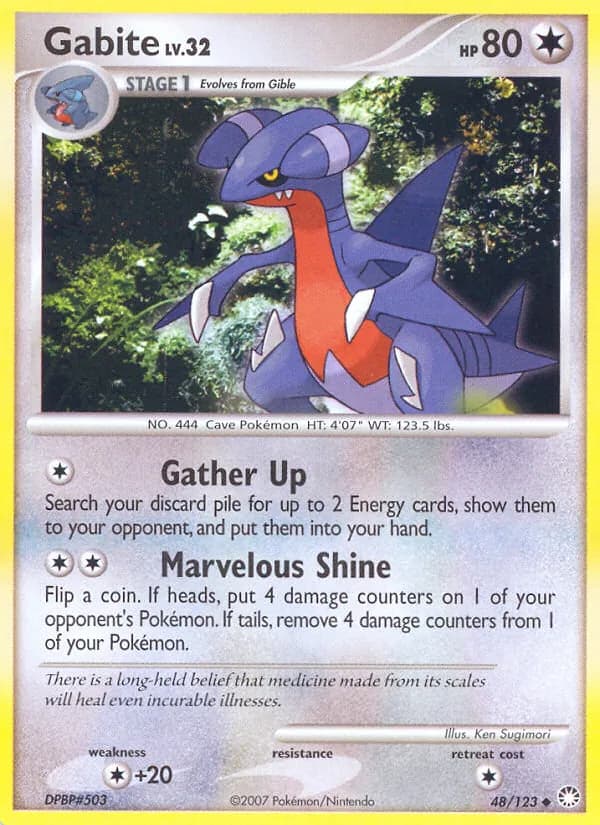 Gabite — Mysterious Treasures, Uncommon