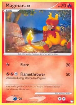 Magmar — Mysterious Treasures — Uncommon