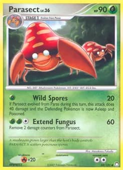 Parasect — Mysterious Treasures — Uncommon