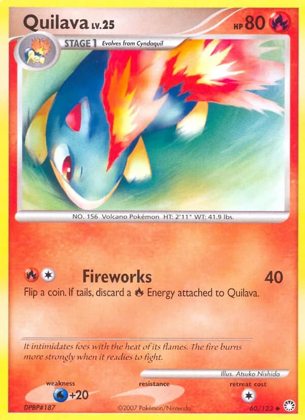 Quilava — Mysterious Treasures, Uncommon
