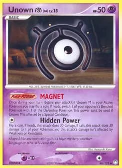 Unown M — Mysterious Treasures — Uncommon