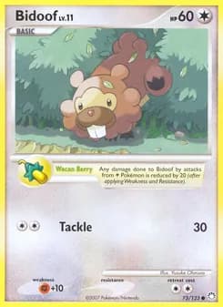 Bidoof — Mysterious Treasures — Common