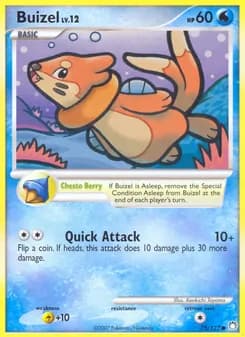 Buizel — Mysterious Treasures — Common