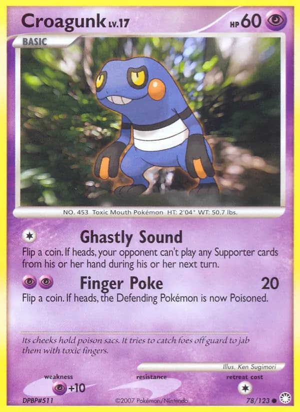 Croagunk — Mysterious Treasures, Common