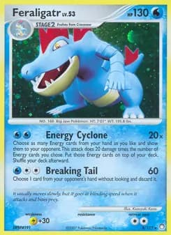 Feraligatr — Mysterious Treasures — Rare Holo