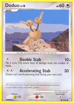Doduo — Mysterious Treasures — Common