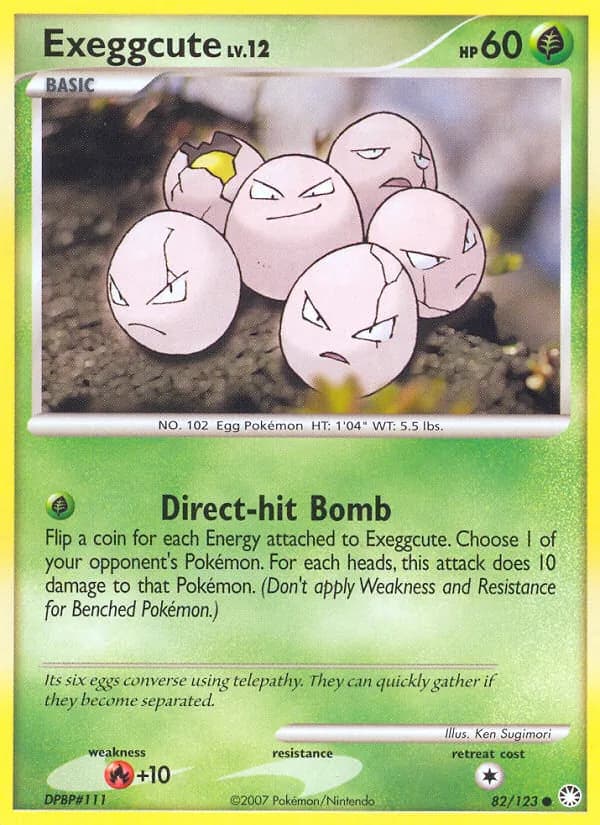 Exeggcute — Mysterious Treasures, Common