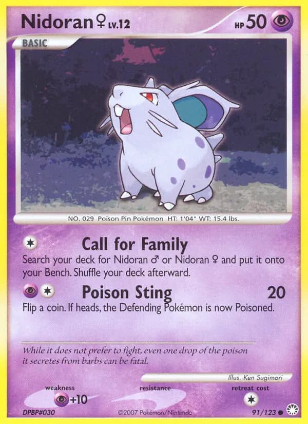 Nidoran♀ — Mysterious Treasures, Common