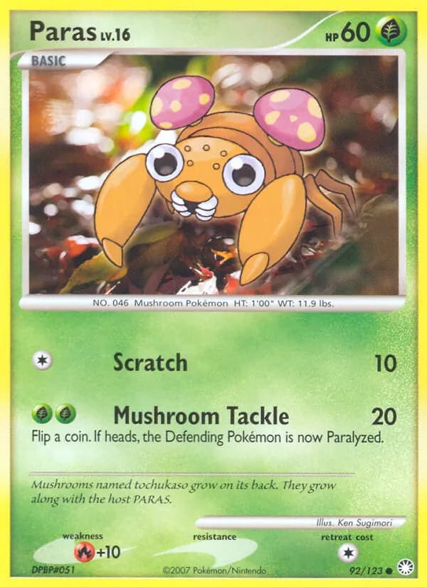 Paras — Mysterious Treasures, Common