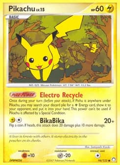 Pikachu — Mysterious Treasures — Common