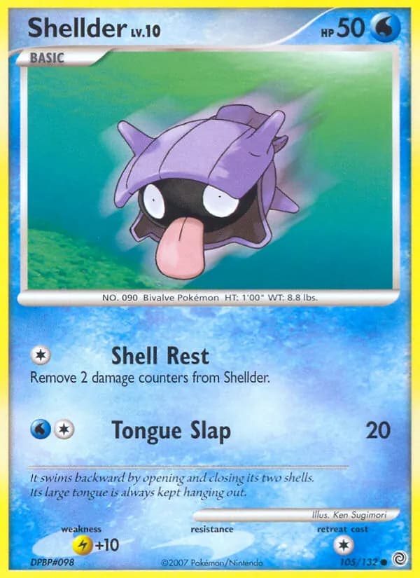 Shellder — Secret Wonders, Common