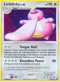 Lickilicky — Secret Wonders — Rare Holo