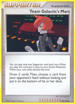 Team Galactic's Mars — Secret Wonders — Uncommon
