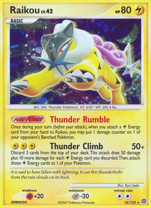 Raikou — Secret Wonders, Rare Holo