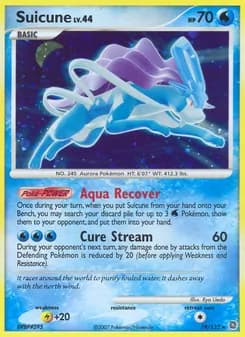 Suicune — Secret Wonders — Rare Holo